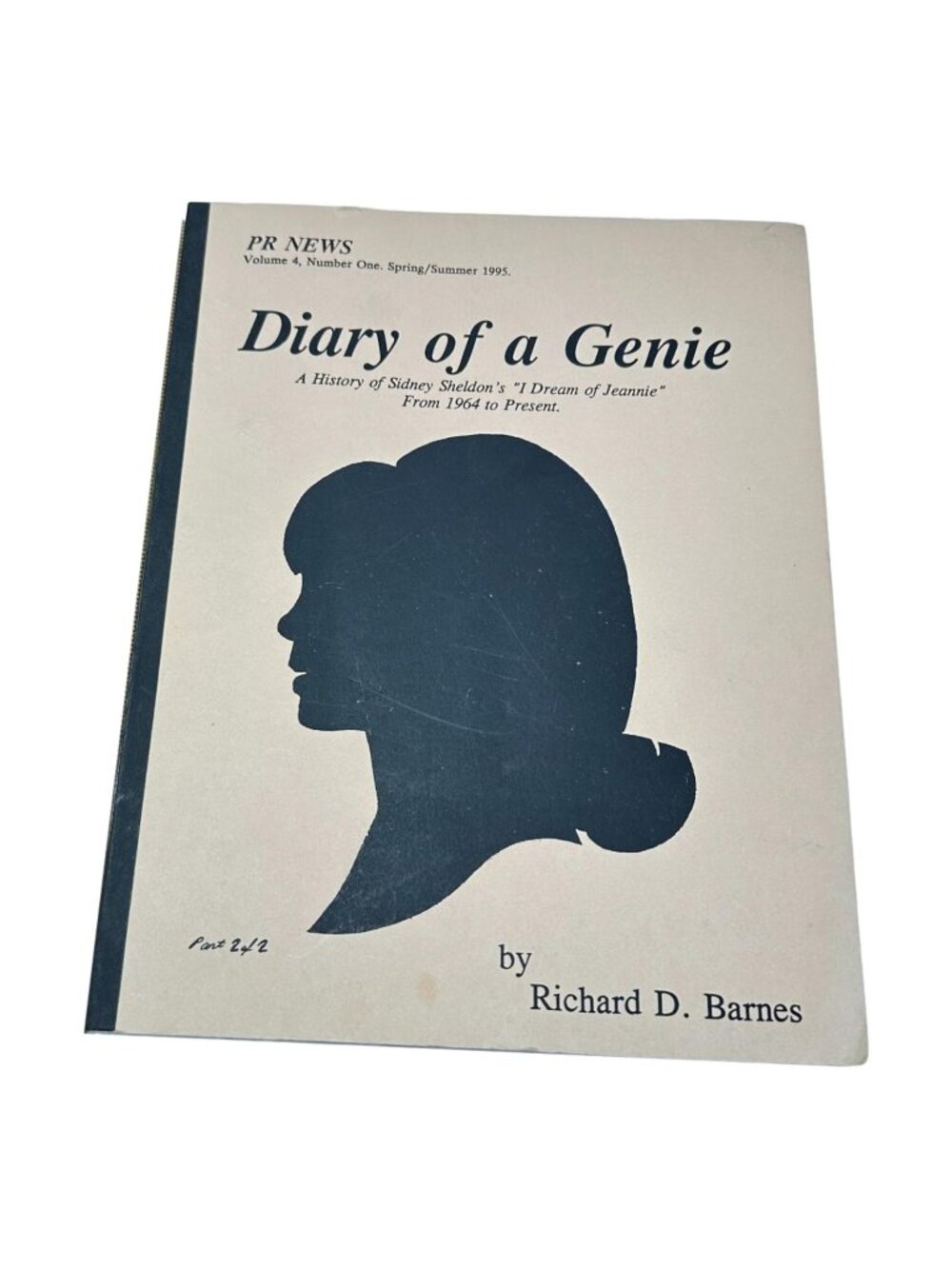 Diary of A Genie Richard Barnes Soft‎ Cover I Dream of Jennie PR News Vol 4 1995